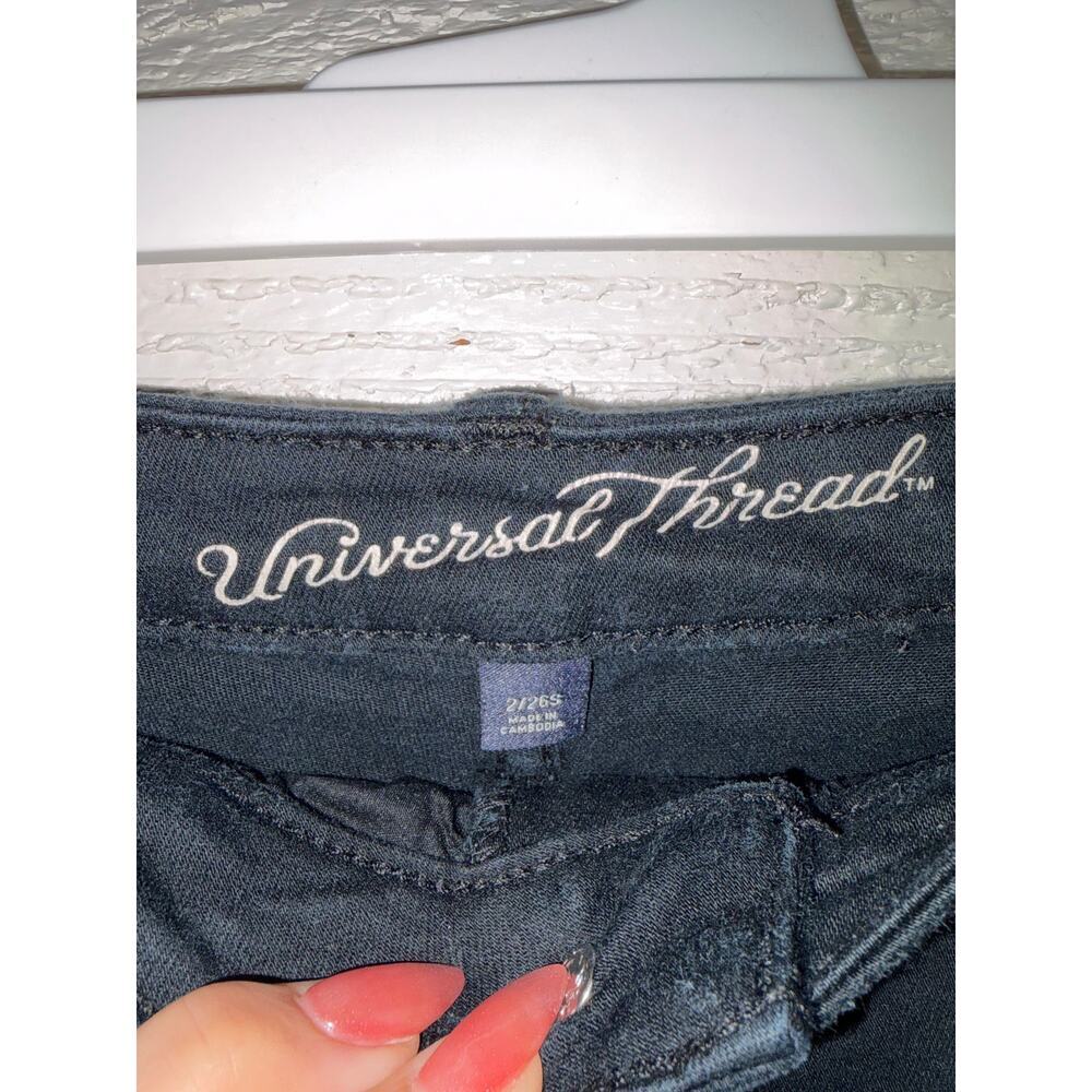 Universal Thread Skinny Jeans Bundle Size 2/26 (3 Pairs Denim Black White) - Picture 9 of 14